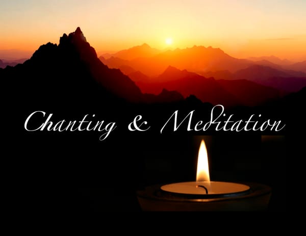 Nov. 5: First Wednesday Chanting & Meditation Service